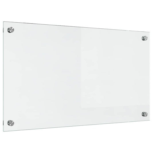 vidaXL Πίσω Πάνελ Κουζίνας Διαφανές 70 x 40 x 0,8 εκ σκληρυμένο γυαλί