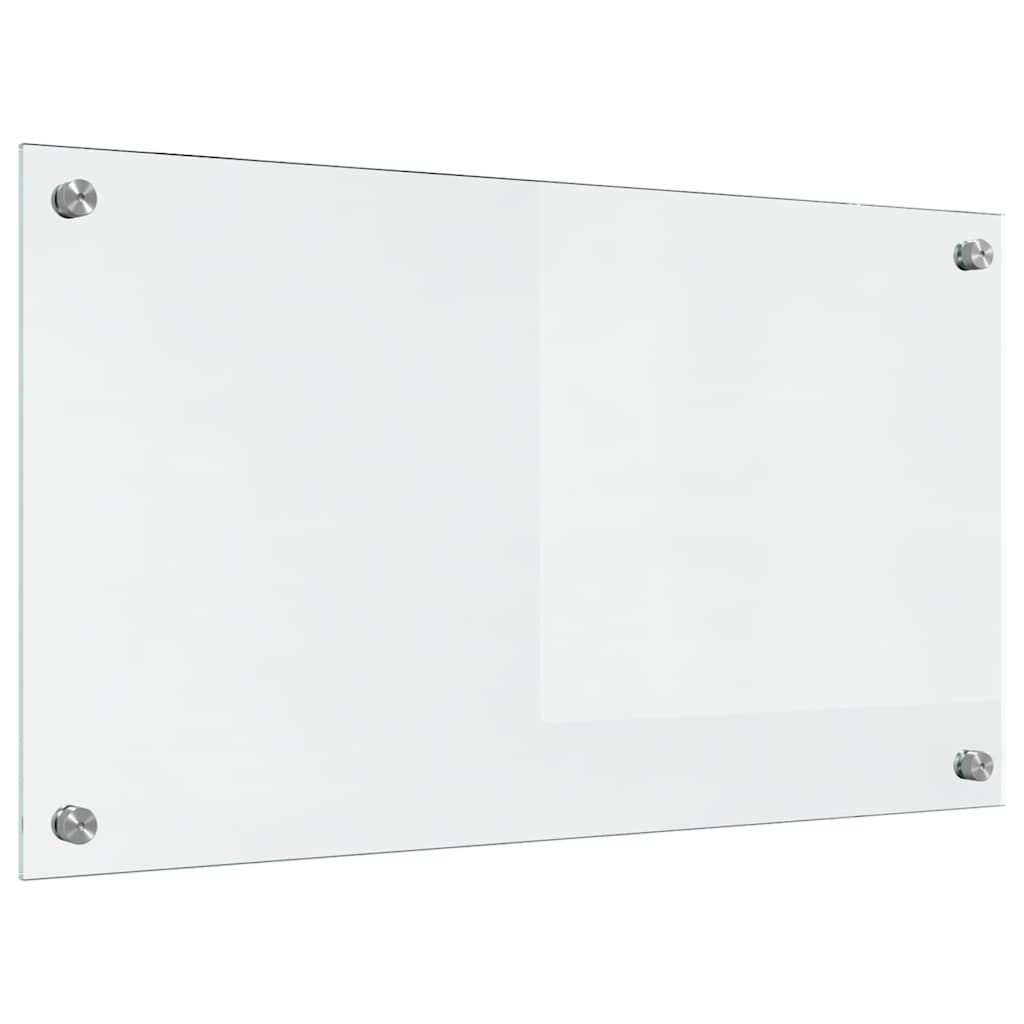 vidaXL Πίσω Πάνελ Κουζίνας Διαφανές 70 x 40 x 0,8 εκ σκληρυμένο γυαλί
