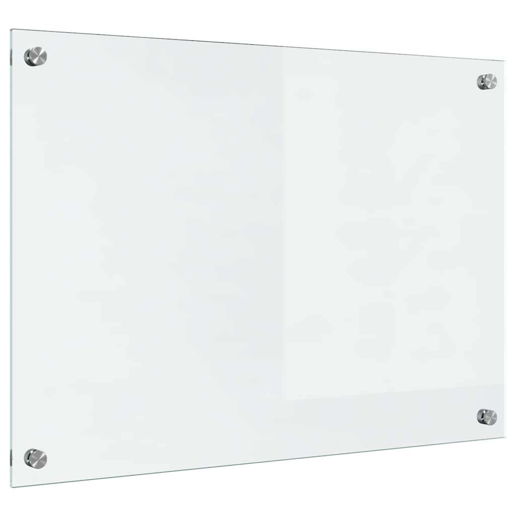 vidaXL Πίσω Πάνελ Κουζίνας Διαφανές 70 x 50 x 0,8 εκ σκληρυμένο γυαλί