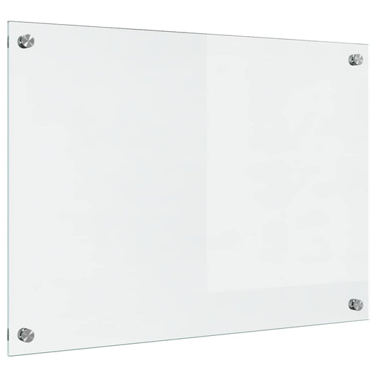 vidaXL Πίσω Πάνελ Κουζίνας Διαφανές 70 x 50 x 0,8 εκ σκληρυμένο γυαλί