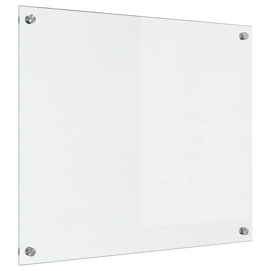 vidaXL Πίσω Πάνελ Κουζίνας Διαφανές 70 x 60 cm σκληρυμένο γυαλί