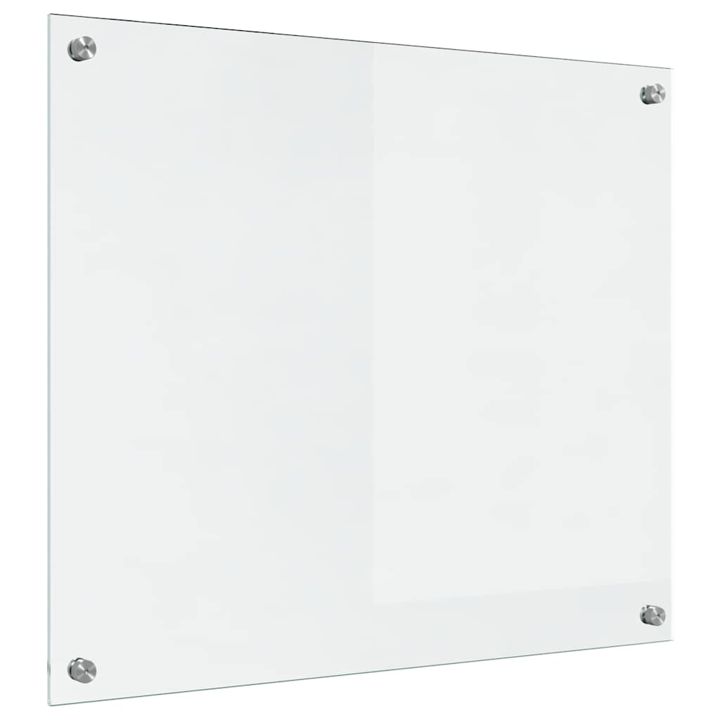 vidaXL Πίσω Πάνελ Κουζίνας Διαφανές 70 x 60 x 0,8 εκ σκληρυμένο γυαλί