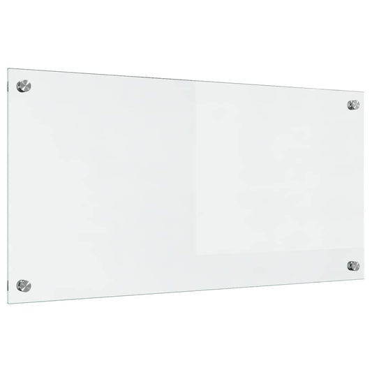 vidaXL Πίσω Πάνελ Κουζίνας Διαφανές 80 x 40 cm σκληρυμένο γυαλί