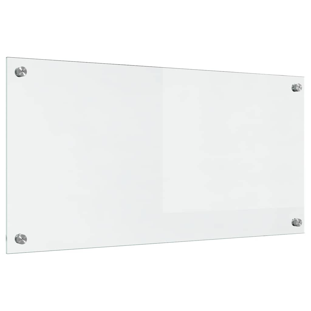 vidaXL Πίσω Πάνελ Κουζίνας Διαφανές 80 x 40 x 0,8 εκ. σκληρυμένο γυαλί