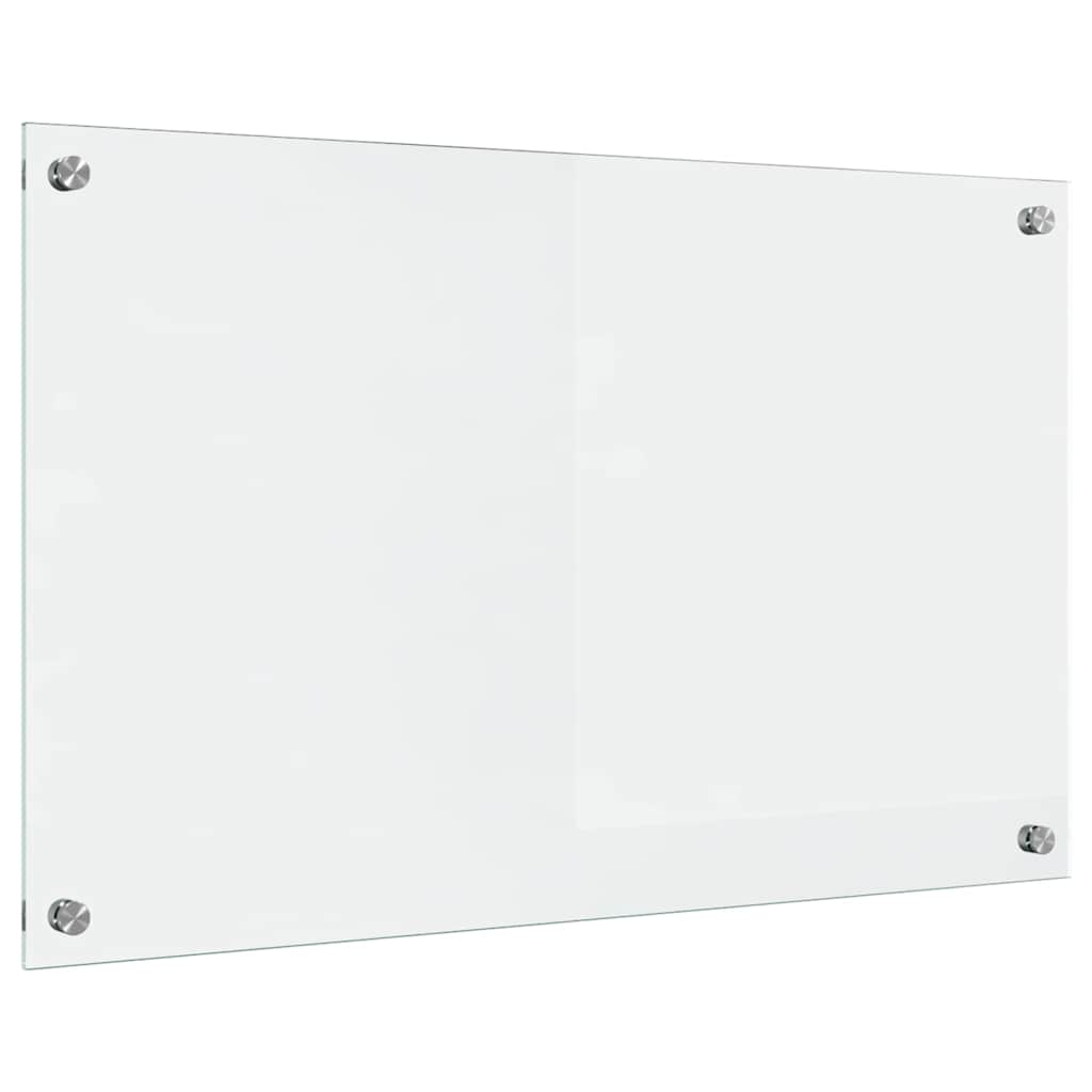 vidaXL Πίσω Πάνελ Κουζίνας Διαφανές 80 x 50 x 0,8 εκ. σκληρυμένο γυαλί