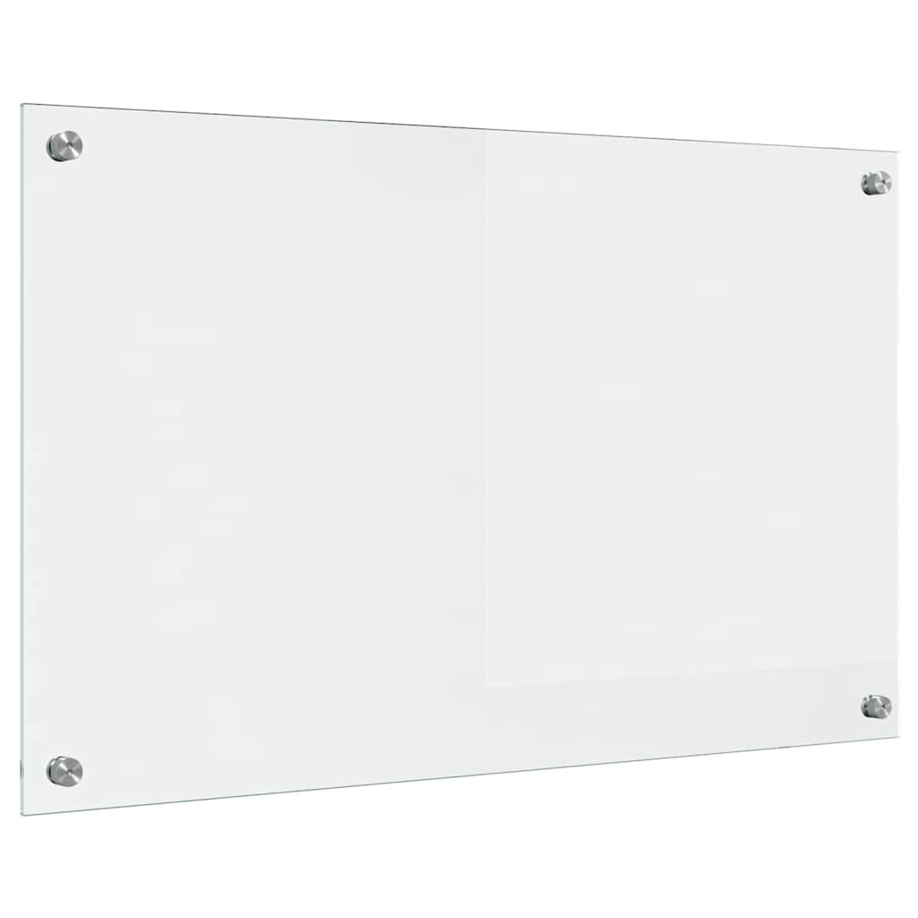 vidaXL Πίσω Πάνελ Κουζίνας Διαφανές 80 x 50 x 0,8 εκ. σκληρυμένο γυαλί