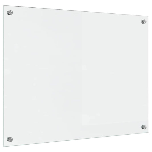 vidaXL Πίσω Πάνελ Κουζίνας Διαφανές 80 x 60 cm σκληρυμένο γυαλί