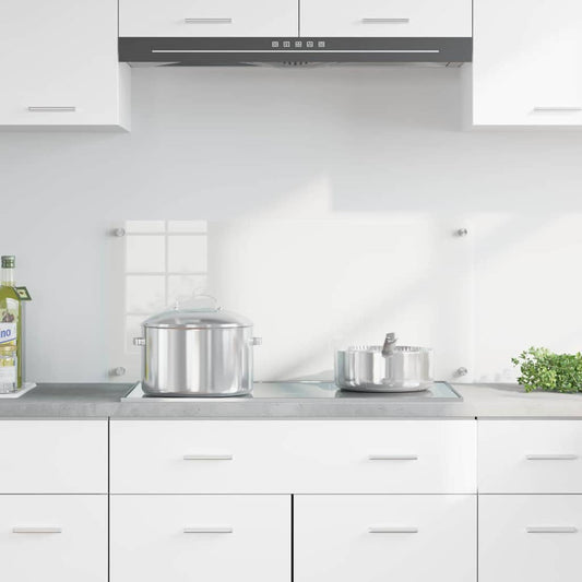 vidaXL Πίσω Πάνελ Κουζίνας Διαφανές 90 x 40 x 0,8 εκ σκληρυμένο γυαλί