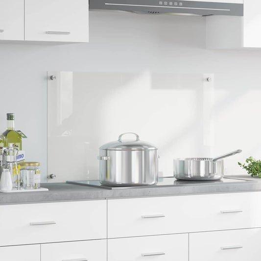 vidaXL Πίσω Πάνελ Κουζίνας Διαφανές 90 x 50 cm σκληρυμένο γυαλί