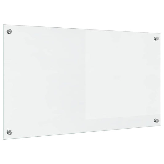 vidaXL Πίσω Πάνελ Κουζίνας Διαφανές 90 x 50 cm σκληρυμένο γυαλί