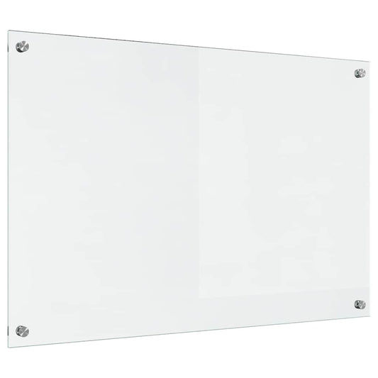 vidaXL Πίσω Πάνελ Κουζίνας Διαφανές 90 x 60 x 0,8 εκ σκληρυμένο γυαλί
