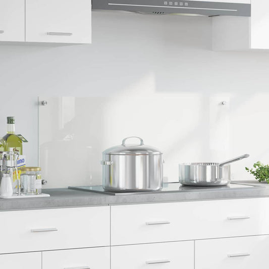 vidaXL Πίσω Πάνελ Κουζίνας Διαφανές 100 x 40 cm σκληρυμένο γυαλί