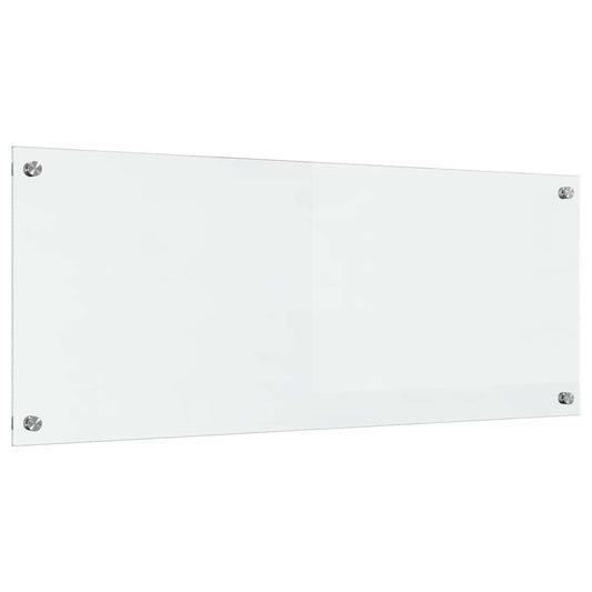 vidaXL Πίσω Πάνελ Κουζίνας Διαφανές 100 x 40 x 0,8 εκ σκληρυμένο γυαλί
