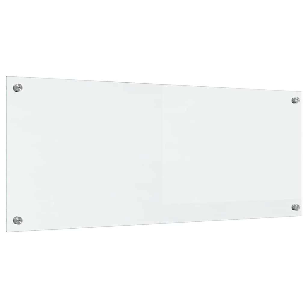 vidaXL Πίσω Πάνελ Κουζίνας Διαφανές 100 x 40 x 0,8 εκ σκληρυμένο γυαλί