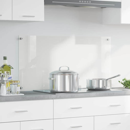 vidaXL Πίσω Πάνελ Κουζίνας Διαφανές 100 x 50 cm σκληρυμένο γυαλί