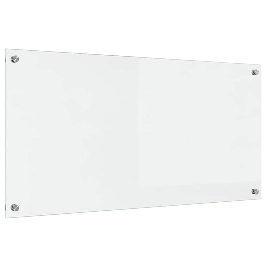 vidaXL Πίσω Πάνελ Κουζίνας Διαφανές 100 x 50 x 0,8 εκ σκληρυμένο γυαλί