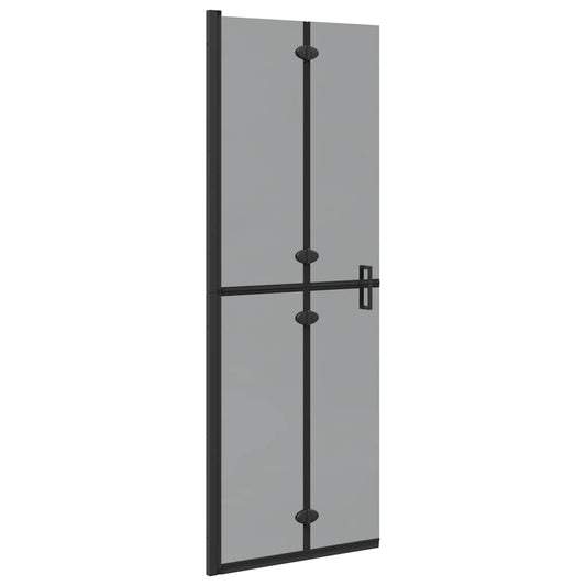 vidaXL Τοίχος ντους Walk-in Άλλο Μαύρο και σκούρο διαφανές 70 x 190 cm