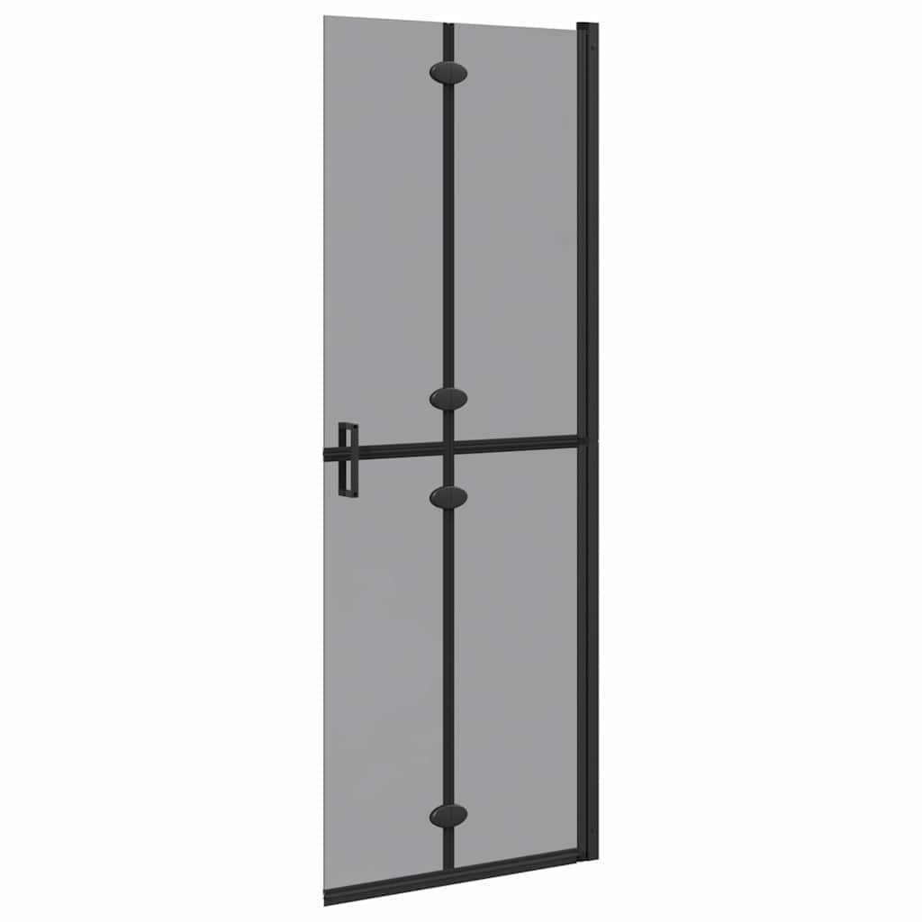 vidaXL Τοίχος ντους Walk-in Άλλο Μαύρο και σκούρο διαφανές 70 x 190 cm