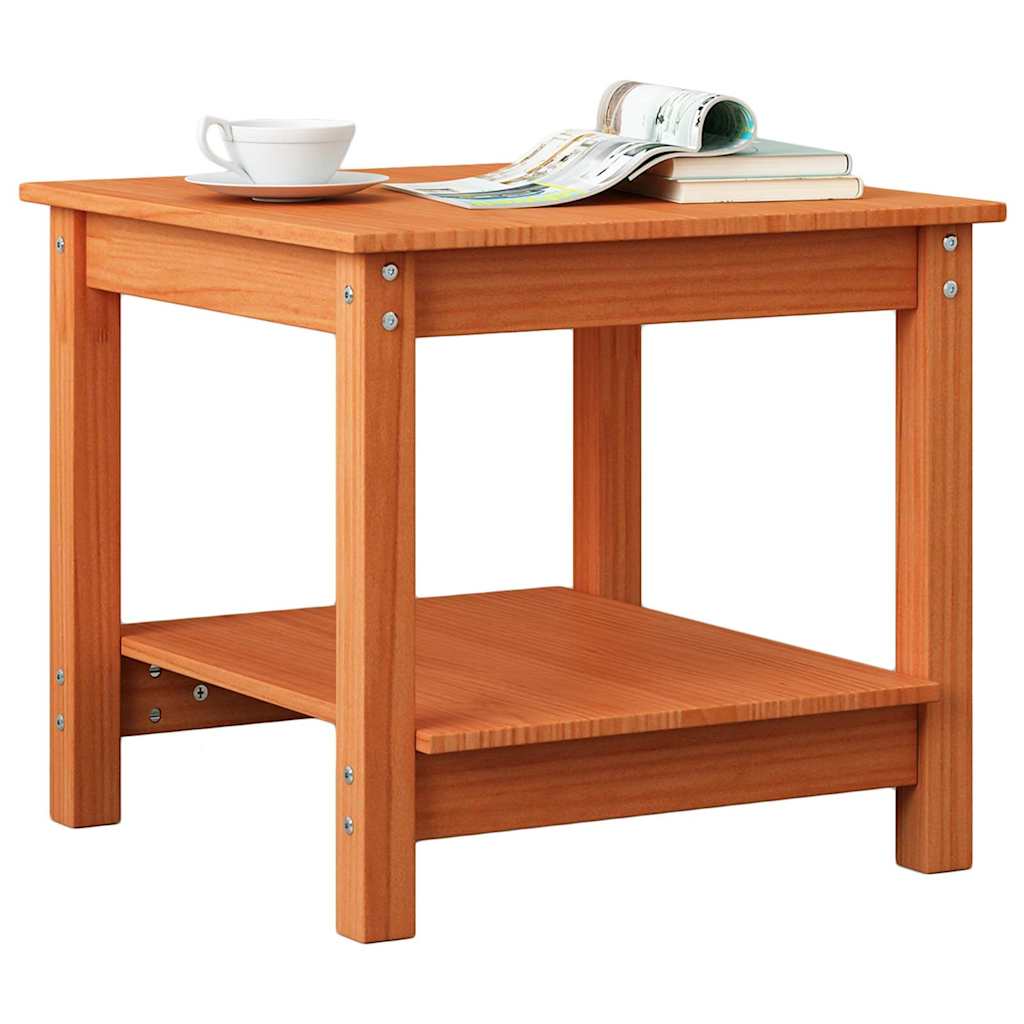 vidaXL Τραπεζάκι σαλονιού Καφέ κεριού 50 x 50 x 45 cm
