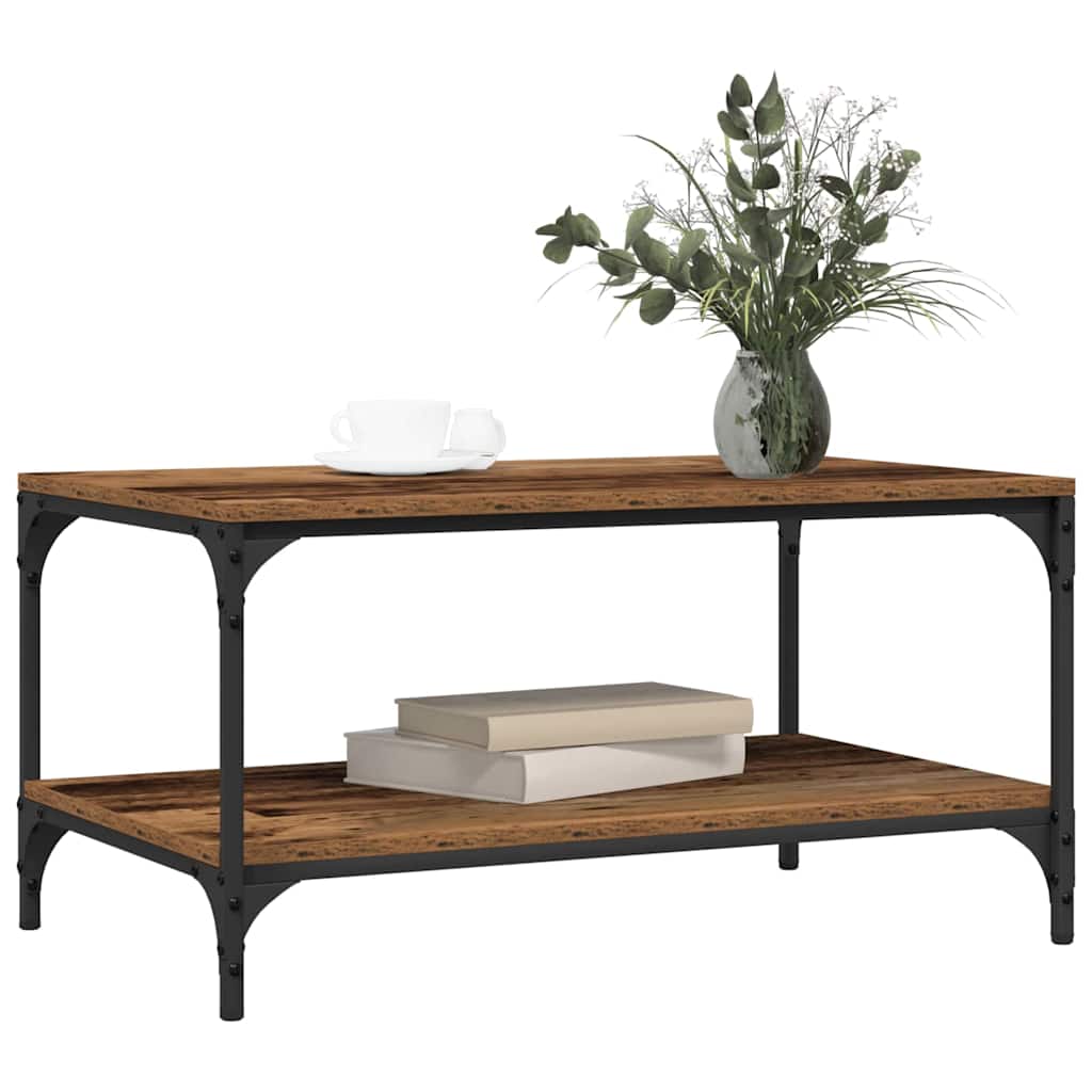 vidaXL Τραπεζάκι σαλονιού Παλιό Ξύλο 80 x 50 x 40 cm