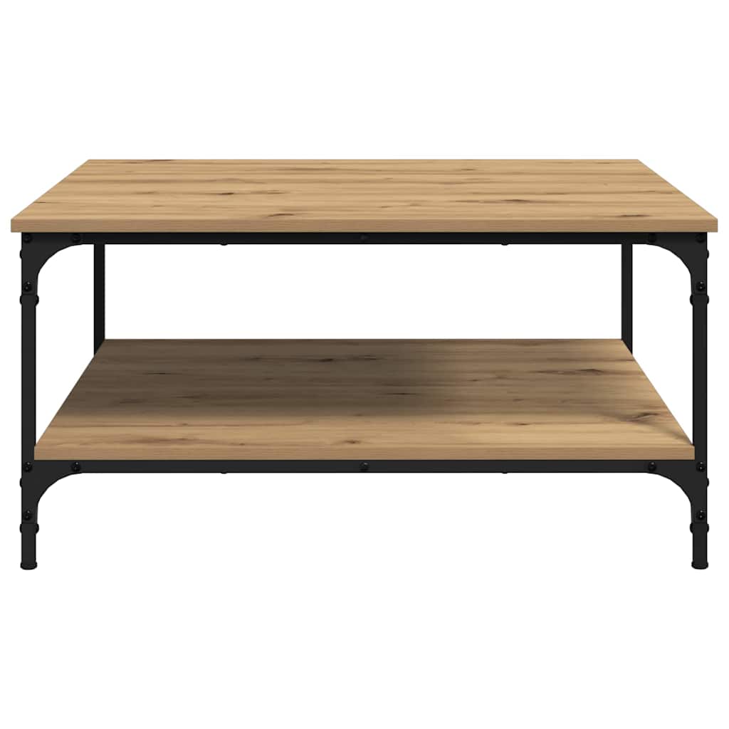 vidaXL Τραπεζάκι σαλονιού artisan δρυς 80 x 80 x 40 cm