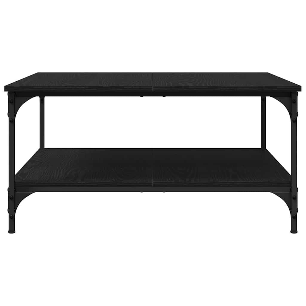 vidaXL Τραπεζάκι σαλονιού Μαύρη δρυς 80 x 80 x 40 cm