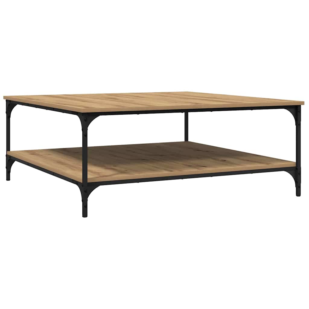 vidaXL Τραπεζάκι σαλονιού artisan δρυς 100 x 100 x 40 cm