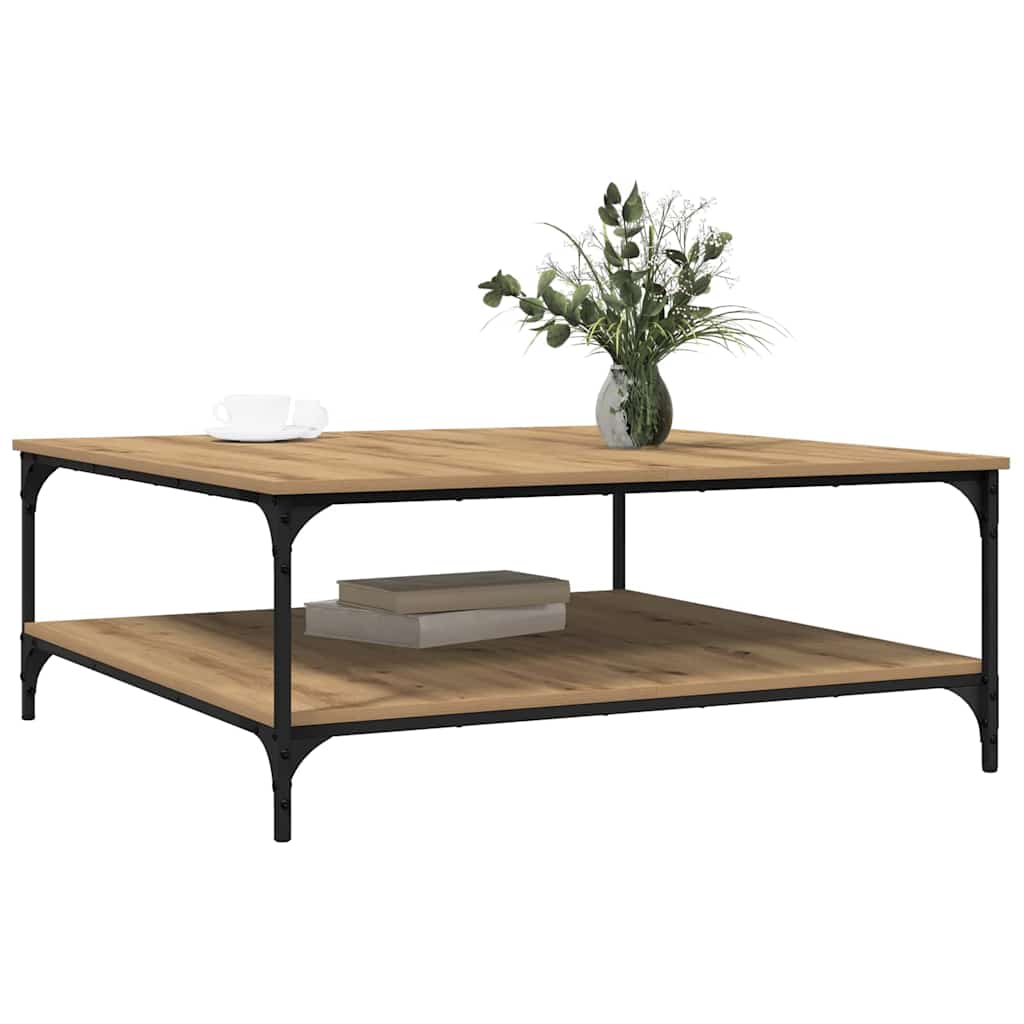 vidaXL Τραπεζάκι σαλονιού artisan δρυς 100 x 100 x 40 cm