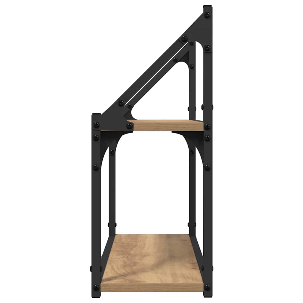 vidaXL Ράφι Τοίχου Επιτοίχιο artisan δρυς 60 x 21 x 51 cm