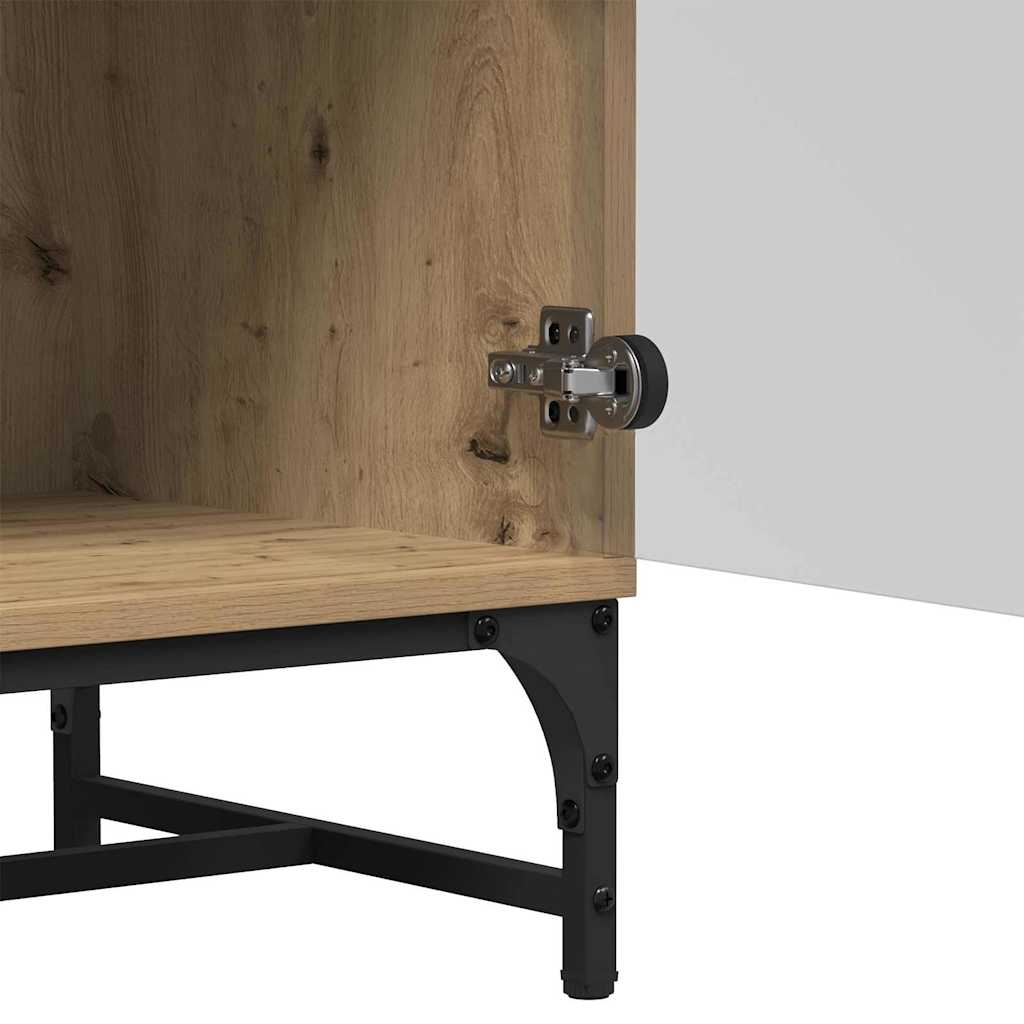 vidaXL Highboard artisan δρυς 35 x 37 x 117 εκ. Επεξεργασμένο ξύλο