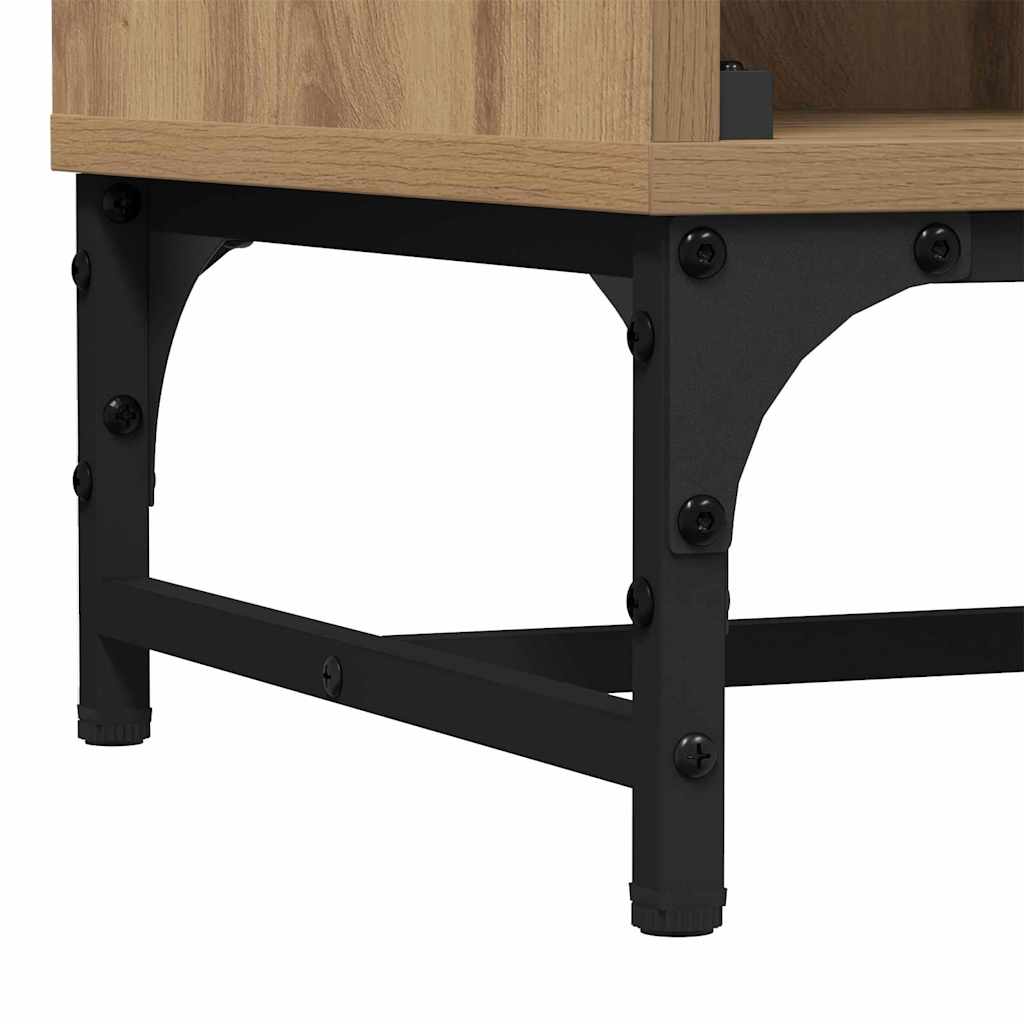 vidaXL Highboard artisan δρυς 35 x 37 x 117 εκ. Επεξεργασμένο ξύλο