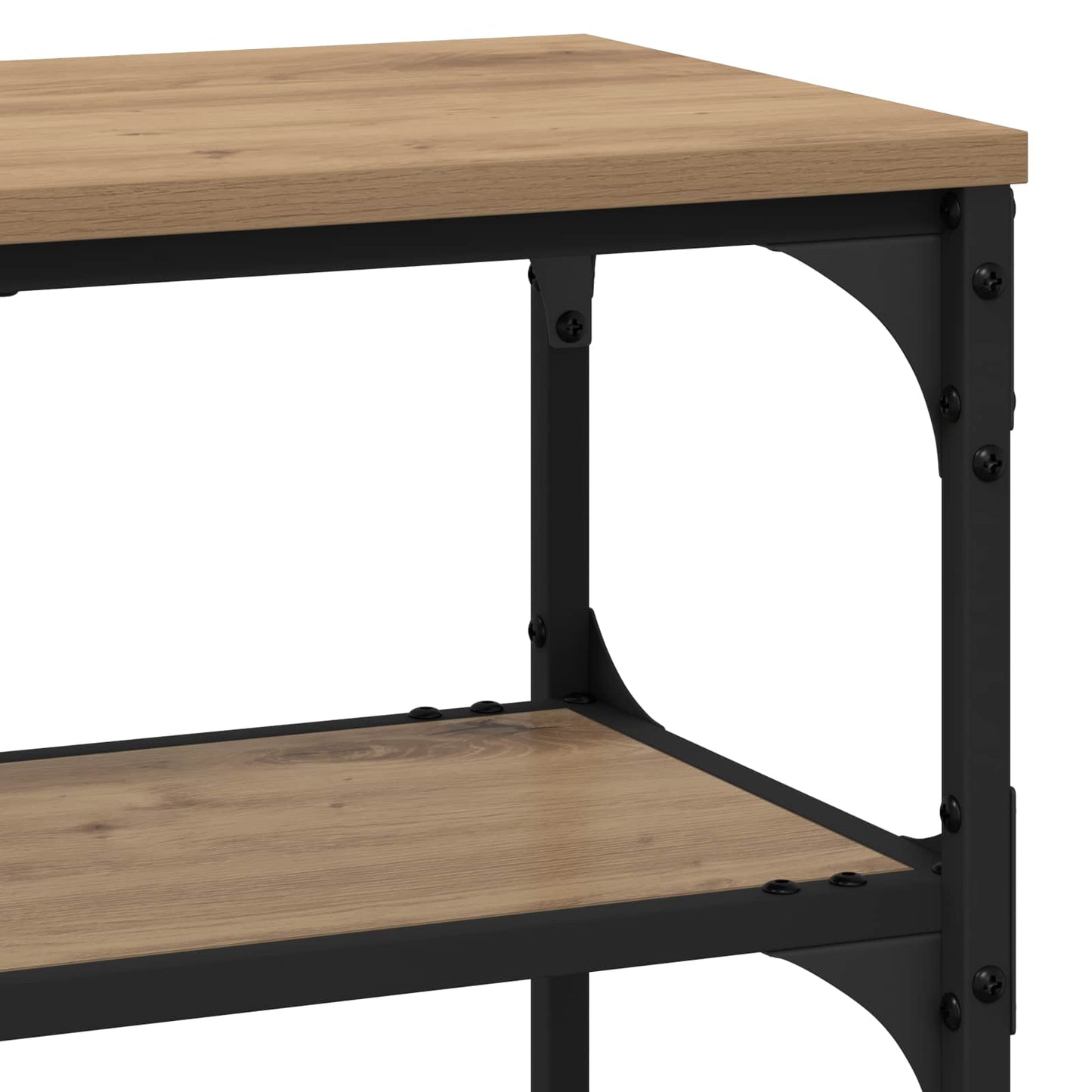 vidaXL Τραπέζι κονσόλας Artisan Oak 100 x 30 x 75 εκ