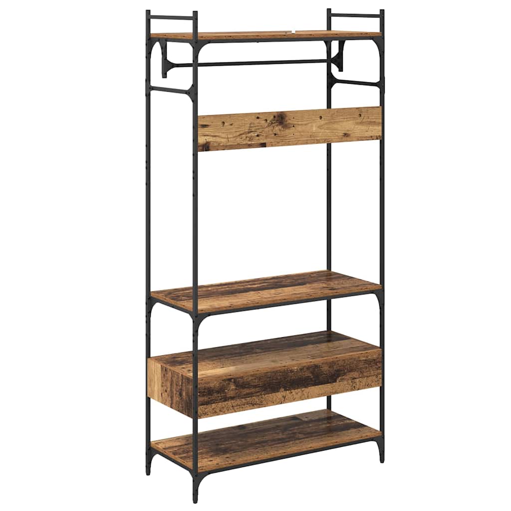vidaXL Ντουλάπι Παλαιό ξύλο 89 x 39 x 184.5 εκ. Επεξεργασμένο ξύλο
