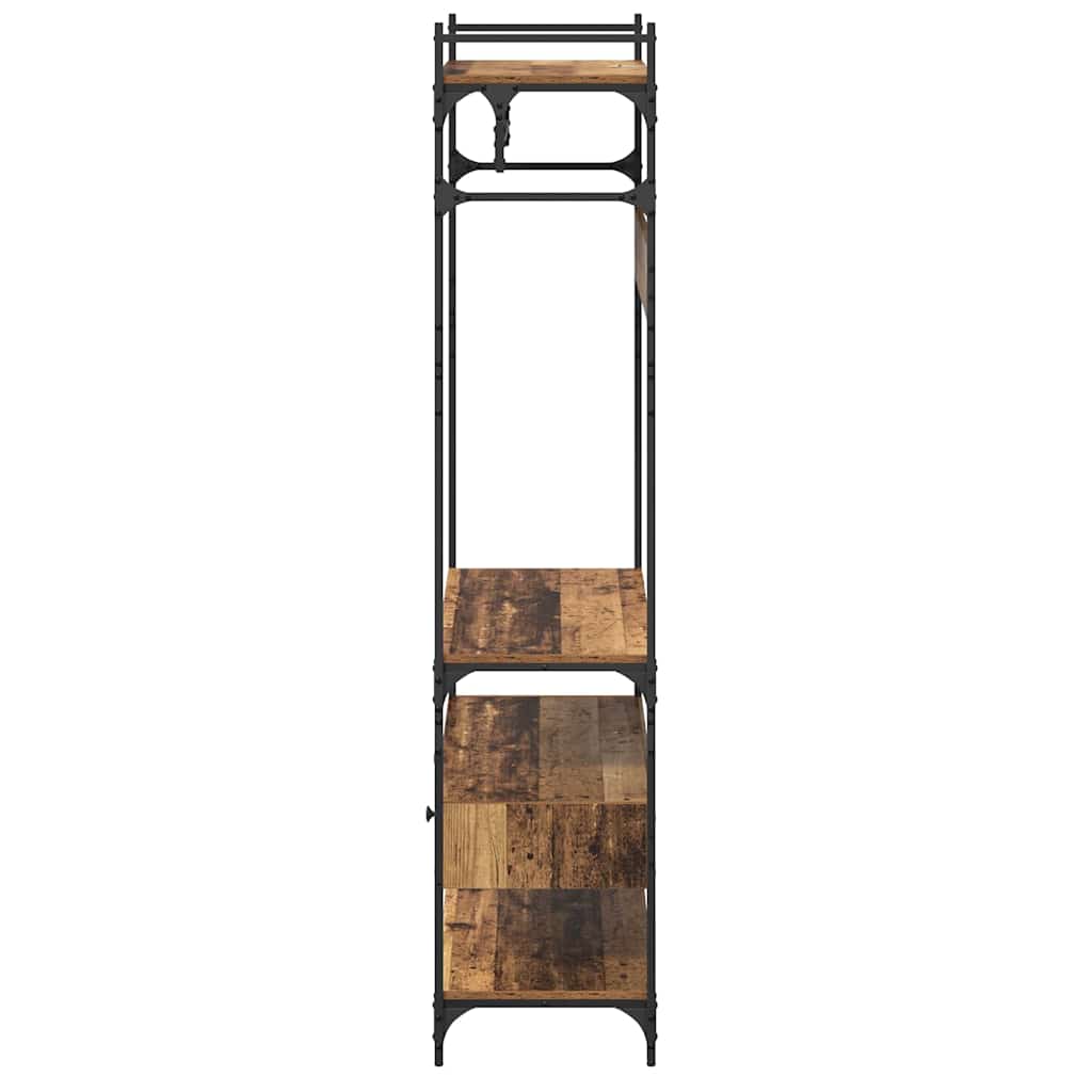 vidaXL Ντουλάπι Παλαιό ξύλο 89 x 39 x 184.5 εκ. Επεξεργασμένο ξύλο