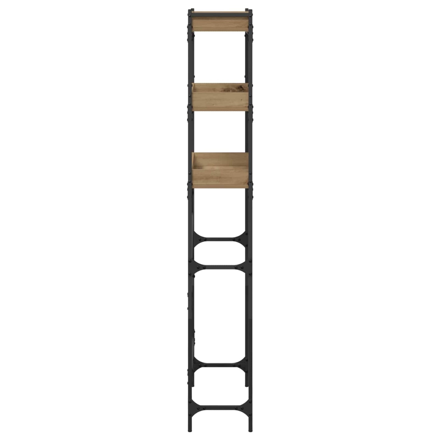 vidaXL Ράφια πλυντηρίου ρούχων με ράφι Artisan Oak 67 x 25 x 163 εκ.
