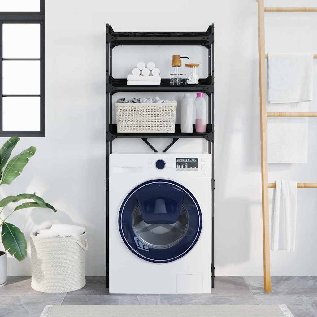 vidaXL Ράφια πλυντηρίου ρούχων 67 x 25 x 163 εκ. Επεξεργασμένο ξύλο