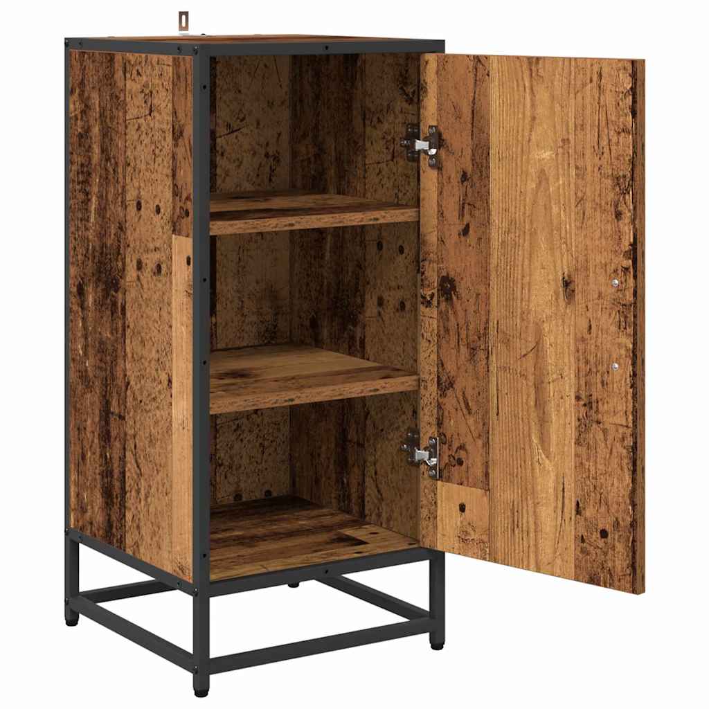 vidaXL Πλαϊνό γραφείο Παλαιό ξύλο 35 x 35.5 x 76 εκ Επεξεργασμένο ξύλο