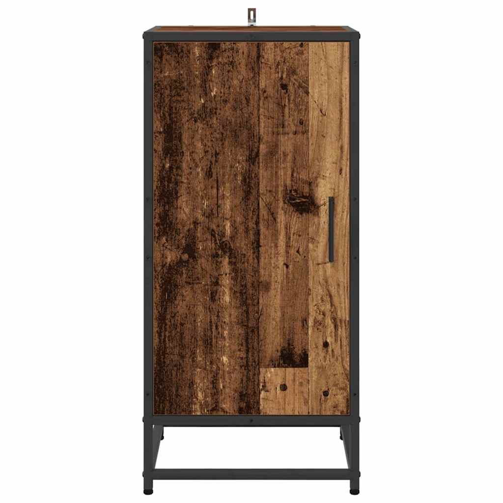 vidaXL Πλαϊνό γραφείο Παλαιό ξύλο 35 x 35.5 x 76 εκ Επεξεργασμένο ξύλο