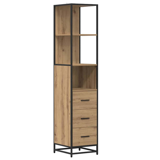 vidaXL Σετ Επίπλων Μπάνιου με συρτάρι Artisan Oak 35 x 37,5 x 166 εκ.