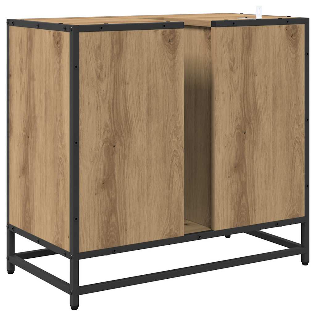 vidaXL Ντουλάπι Μπάνιου Artisan Oak 65 x 33 x 60 εκ Επεξεργασμένο ξύλο