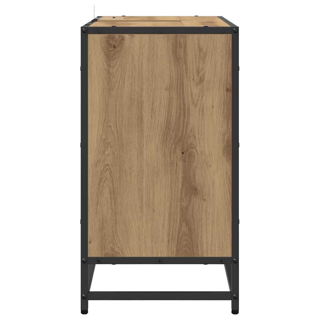 vidaXL Ντουλάπι Μπάνιου Artisan Oak 65 x 33 x 60 εκ Επεξεργασμένο ξύλο