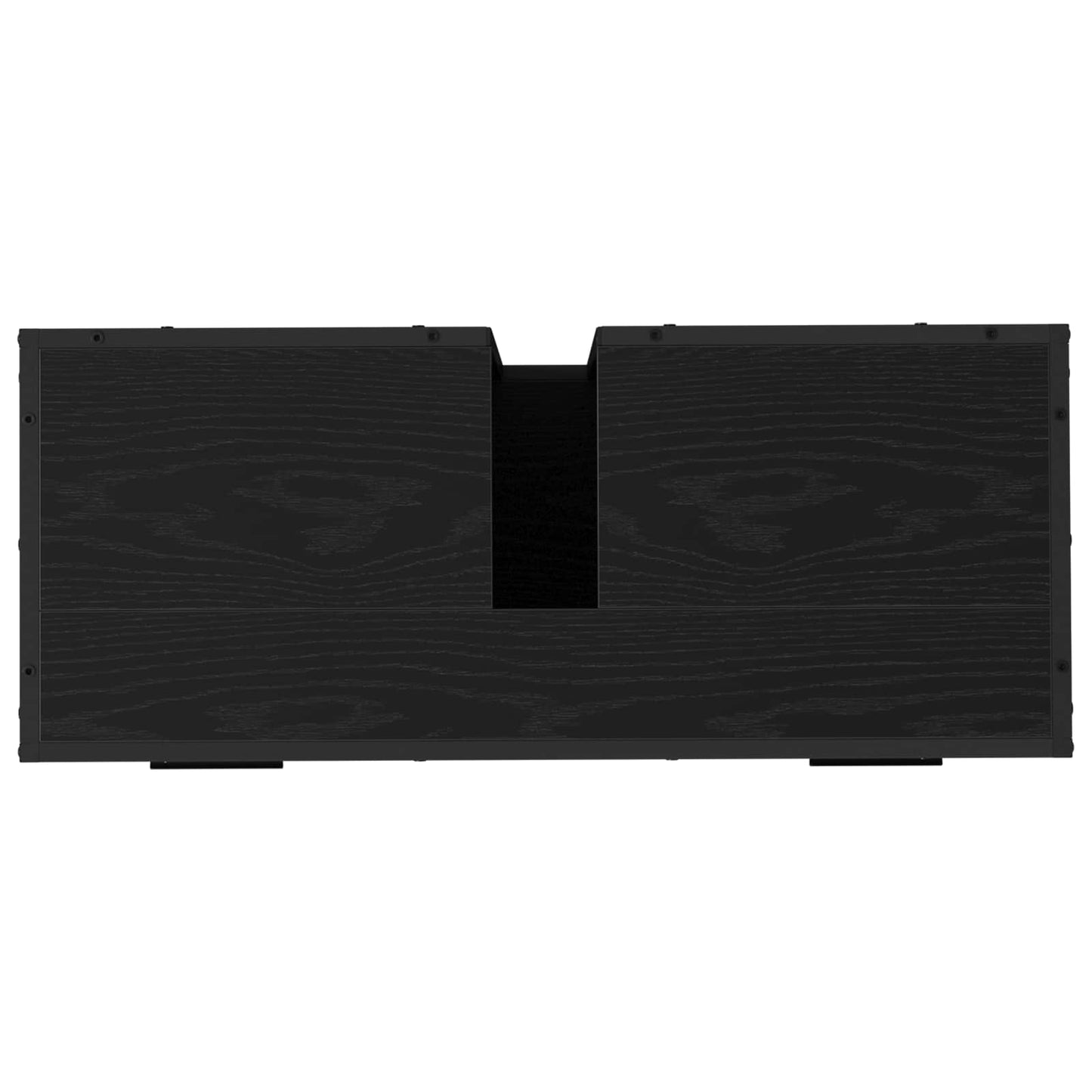 vidaXL Ντουλάπι Μπάνιου Μαύρη Οξυά 80 x 33 x 60 εκ Επεξεργασμένο Ξύλο
