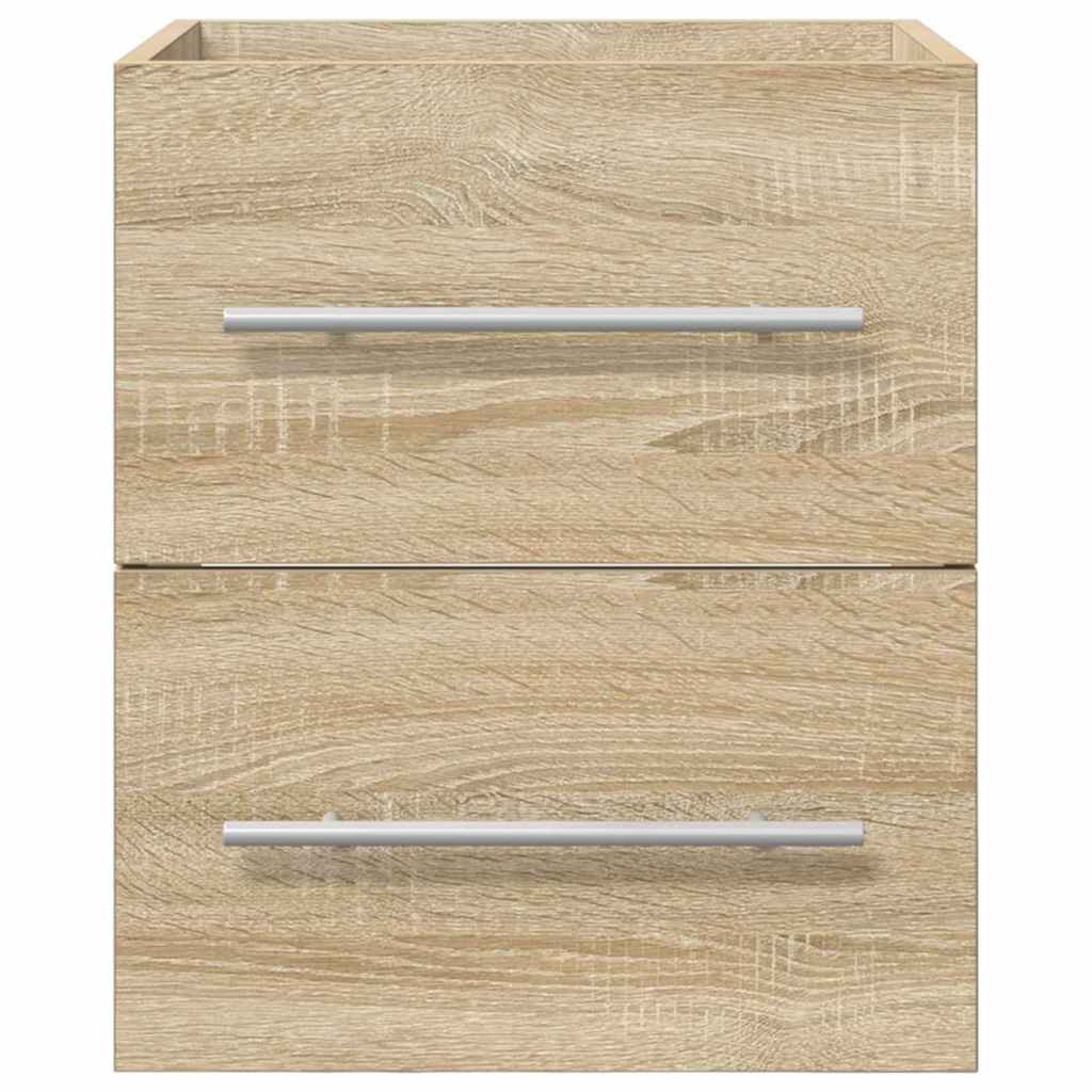 vidaXL Ντουλάπι νιπτήρα με συρτάρι Δρύς Sonoma 38,5 x 41 x 48 εκ