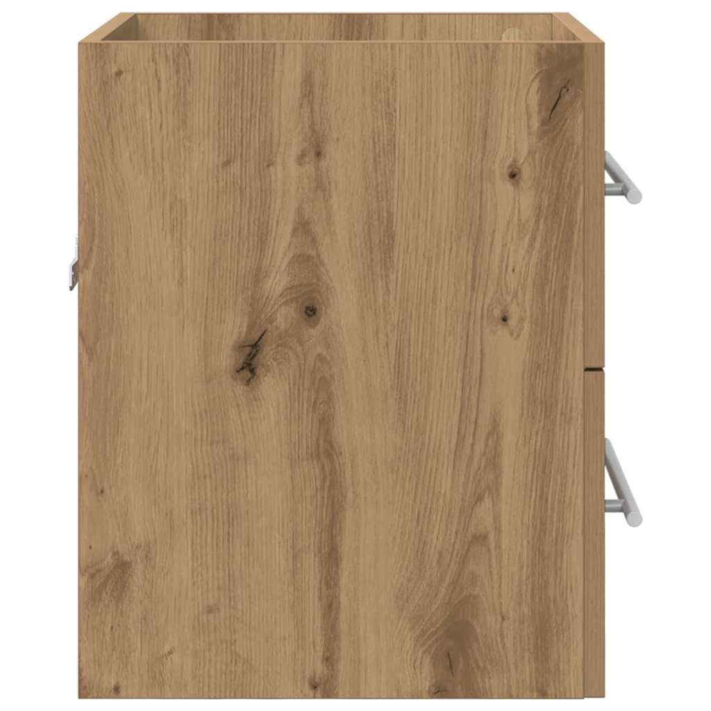 vidaXL Ντουλάπι νιπτήρα με συρτάρι Artisan Oak 38,5 x 41 x 48 εκ