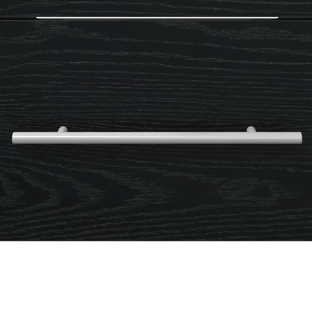 vidaXL Ντουλάπι νιπτήρα με συρτάρι Μαύρη Οξυά 38,5 x 41 x 48 εκ