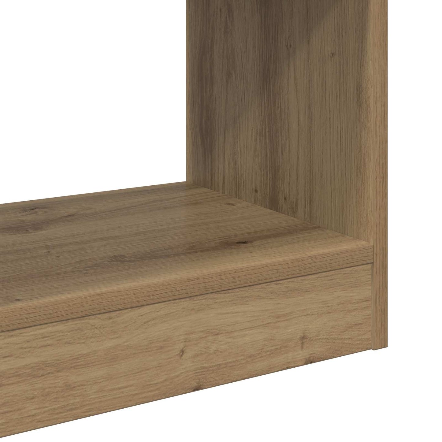 vidaXL Βιβλιοθήκη artisan δρυς 37 x 30 x 103 εκ Επεξεργασμένο ξύλο
