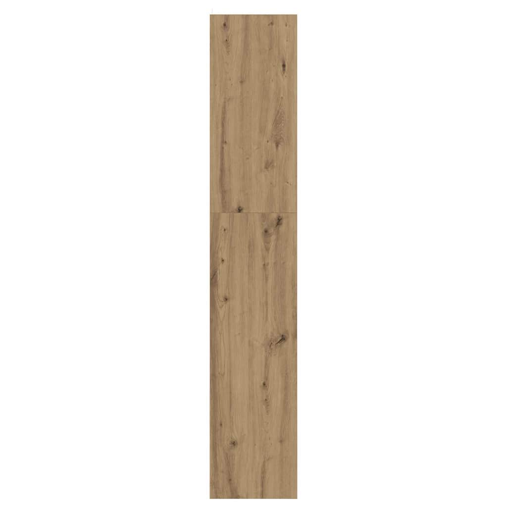 vidaXL Βιβλιοθήκη artisan δρυς 60 x 30 x 166 εκ Επεξεργασμένο ξύλο