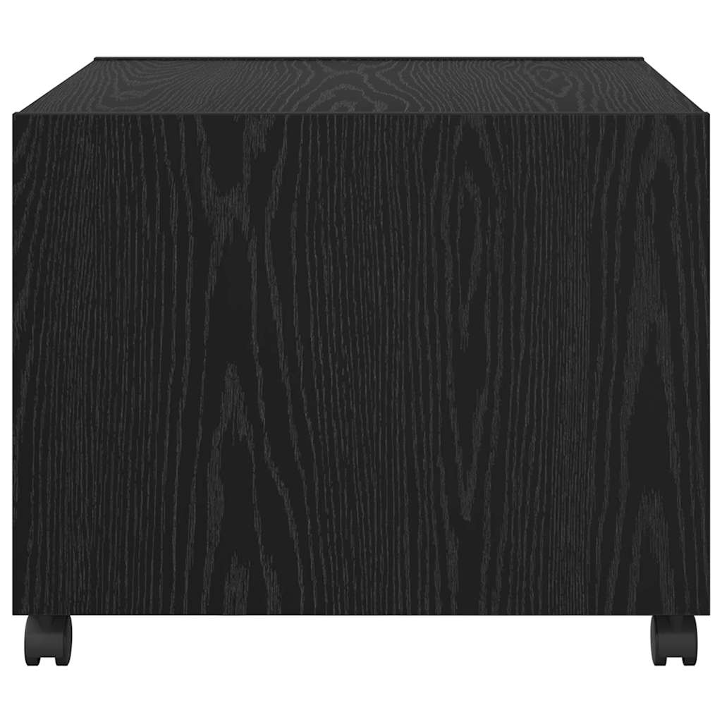 vidaXL Τραπεζάκι σαλονιού Μαύρη Οξυά 55 x 55 x 45cm Επεξεργασμένο ξύλο