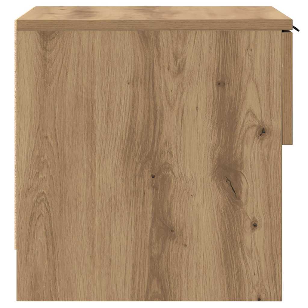 vidaXL Ντουλάπι κρεβατιού 2 pcs Artisan Oak 40 x 39 x 40 εκ.