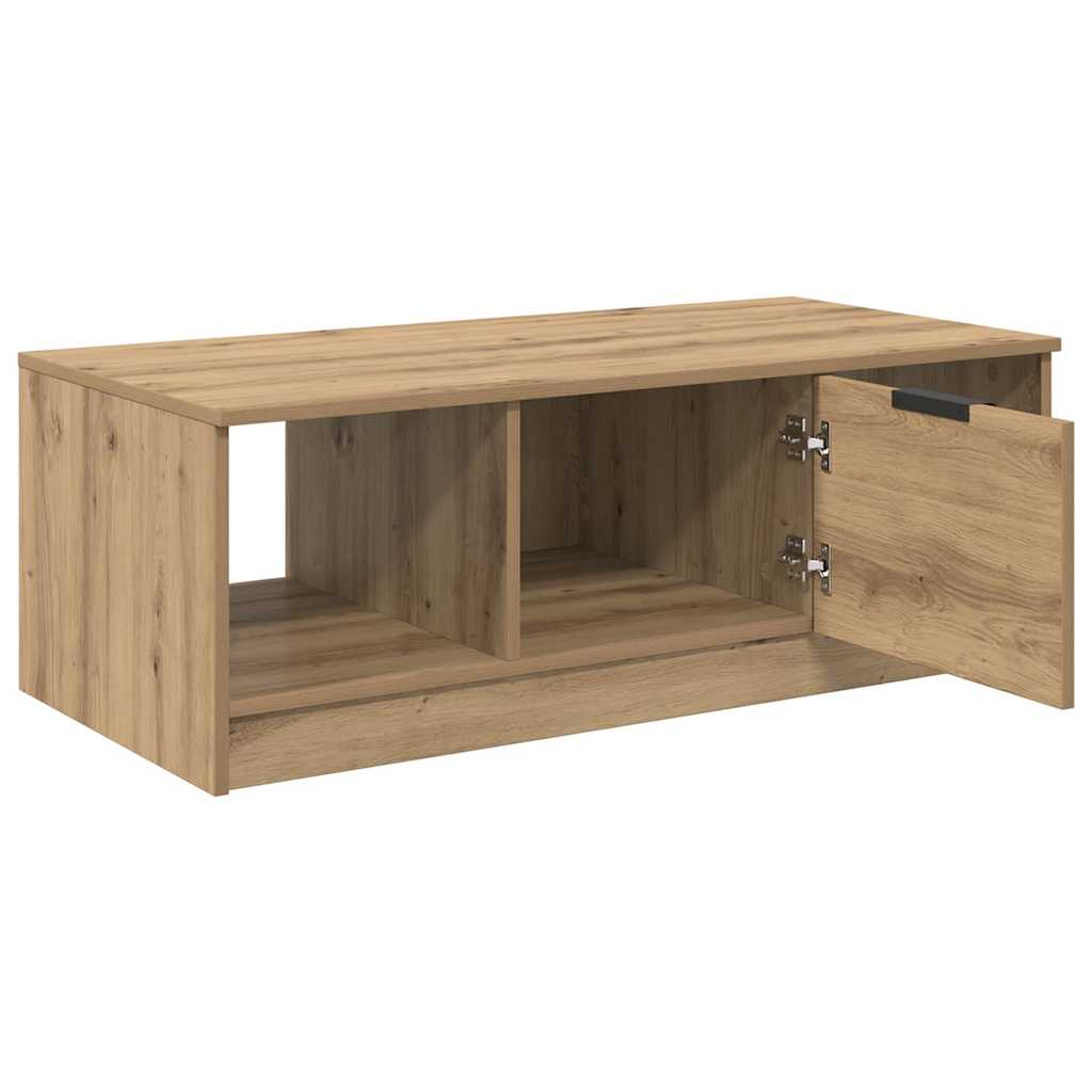 vidaXL Τραπεζάκι σαλονιού με συρτάρι Artisan Oak 102 x 50 x 36cm